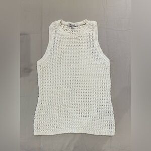 Madewell Ivory Sweater Vest